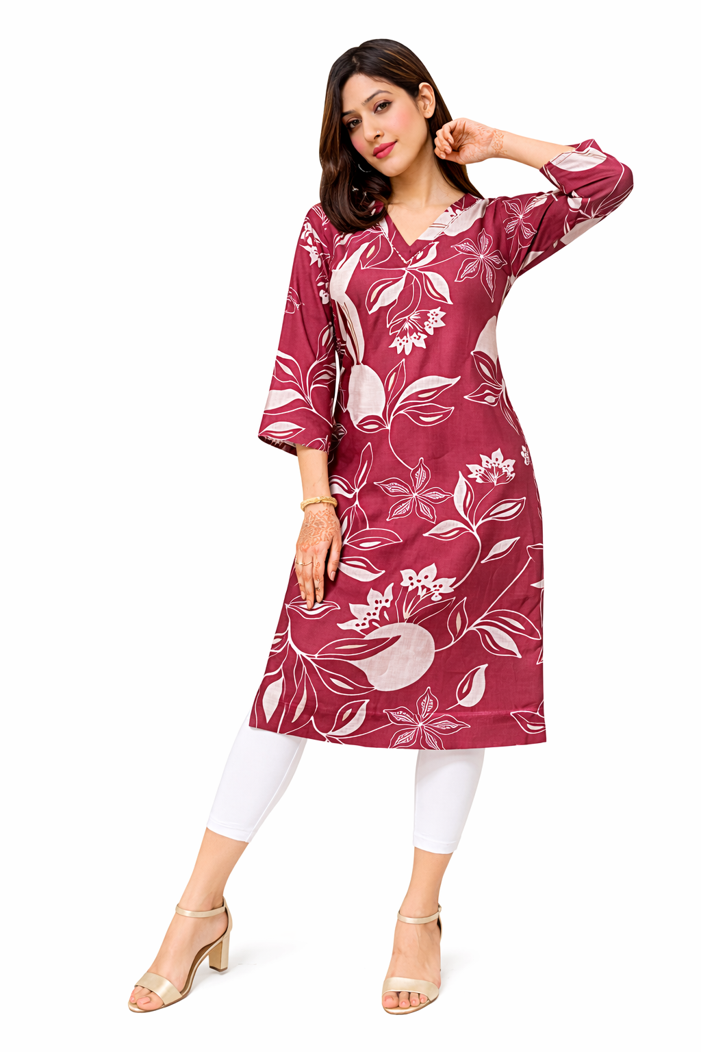 Wine Pink Premium Kurta - Image 7