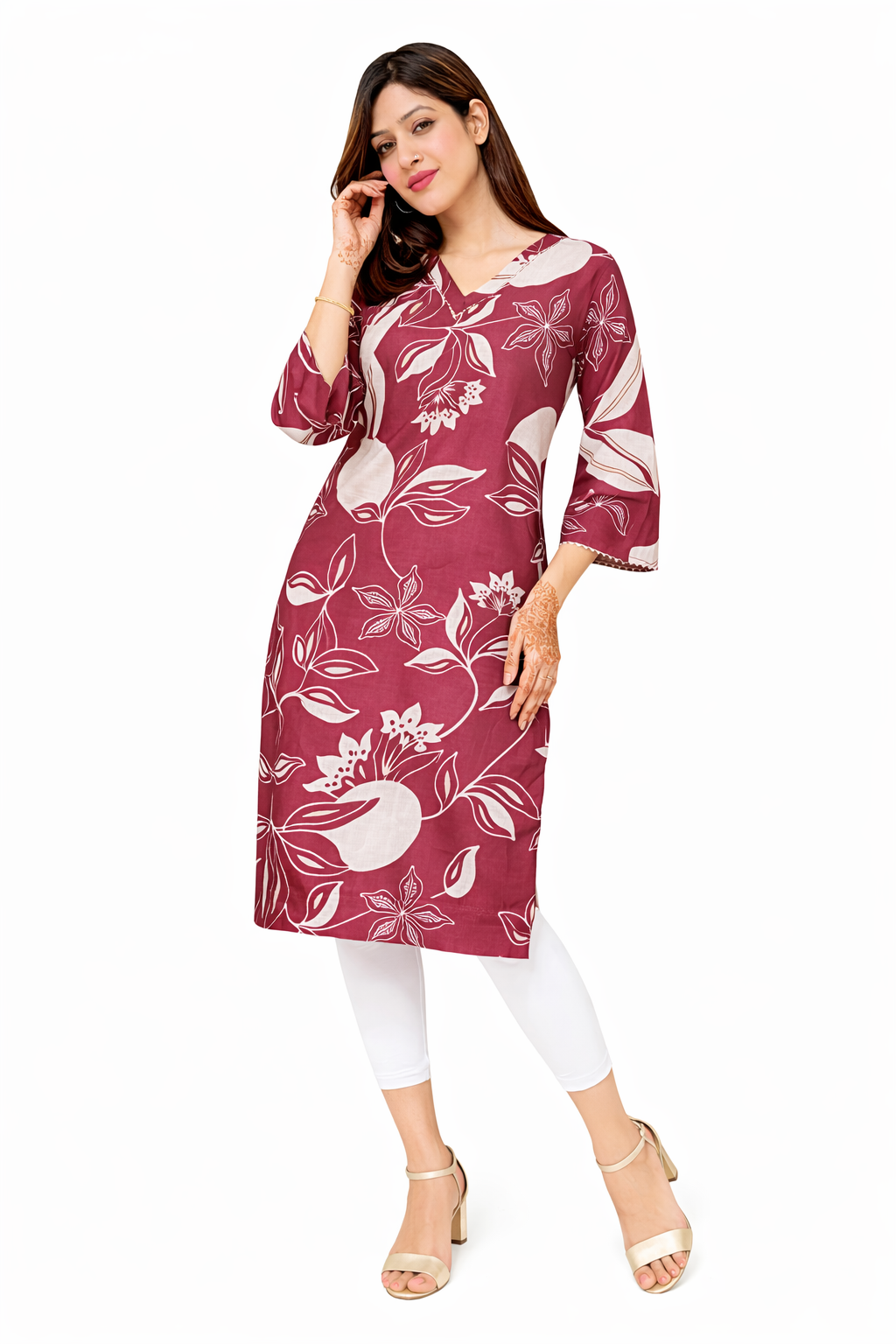 Wine Pink Premium Kurta - Image 6