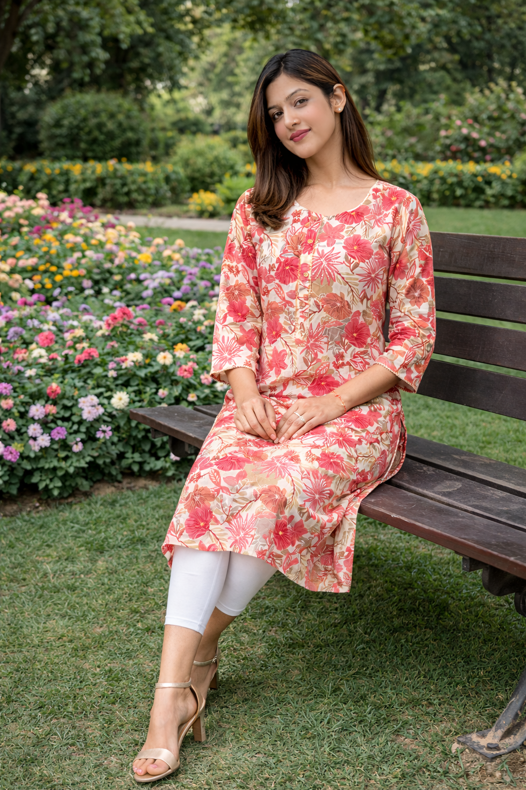 Coral Pink Premium Kurta - Image 6