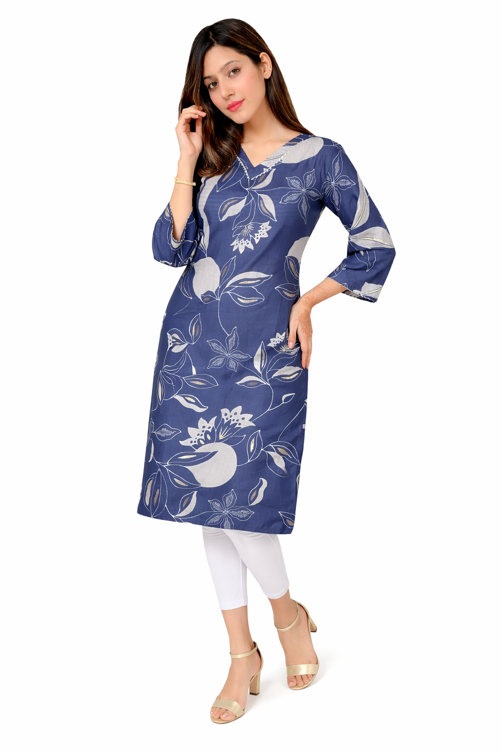 Indigo Blue Premium Kurta - Image 4