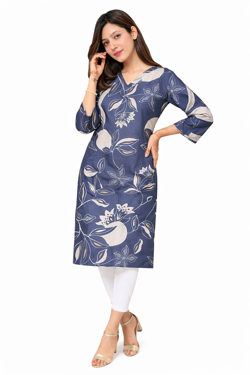 Indigo Blue Premium Kurta - Image 5