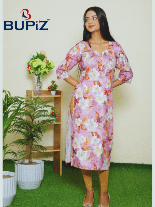 Women's Kurta Rayon Blend_ Lavender