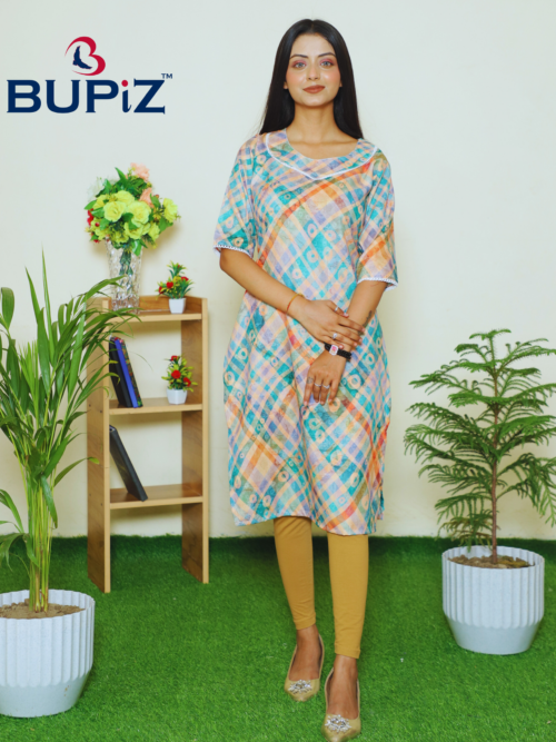 Women's Kurta Rayon Blend_  Multicolor