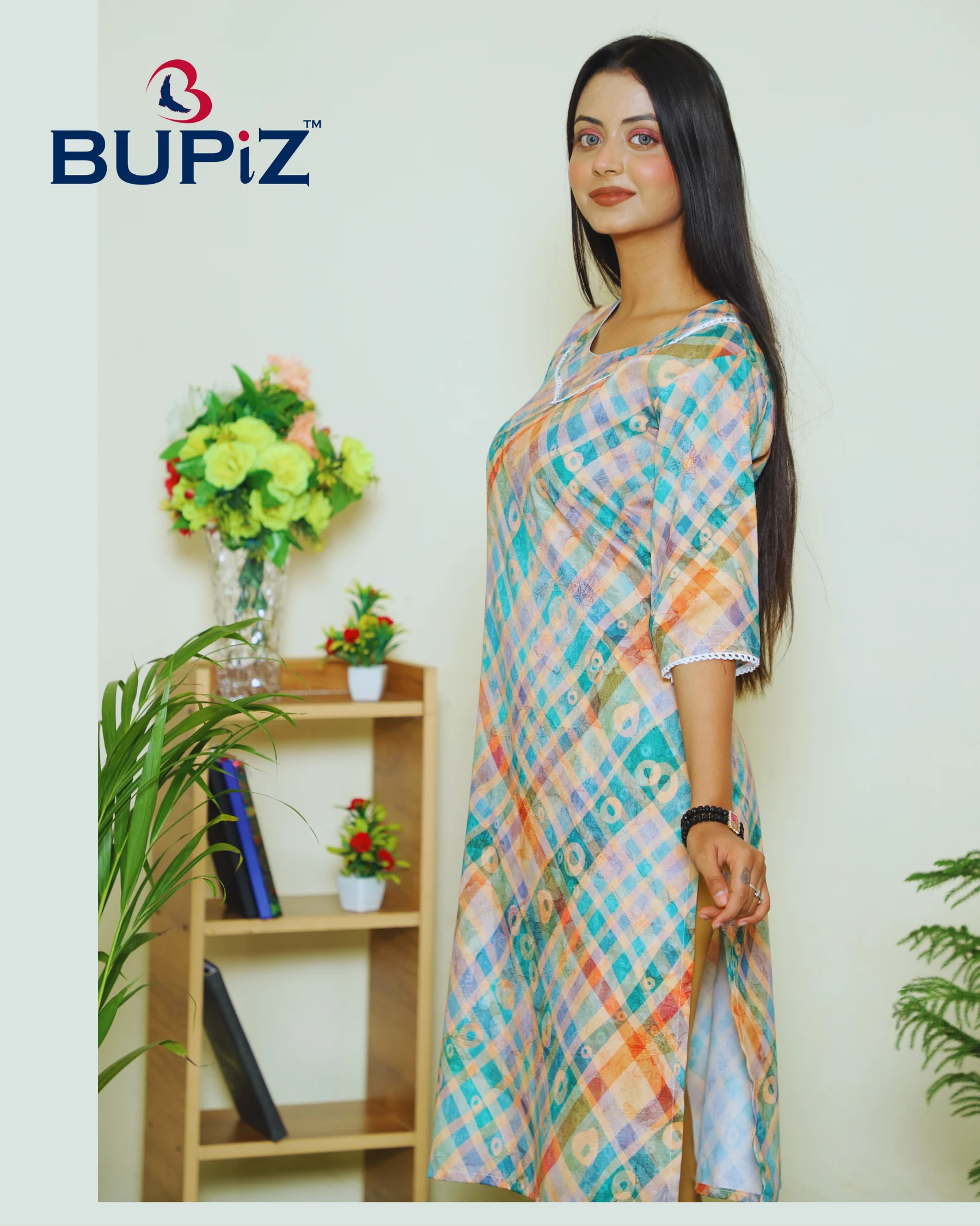 Women's Kurta Rayon Blend_ Multicolor - Image 3