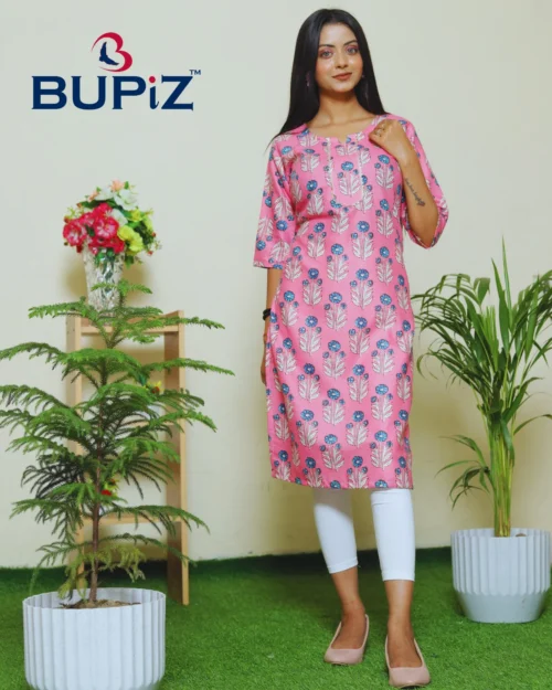 Rayon Blend Straight Solid Kurta