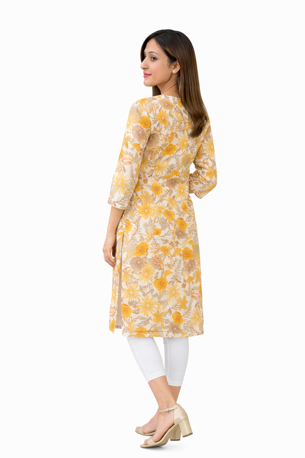 Golden Yellow Premium Kurta - Image 4