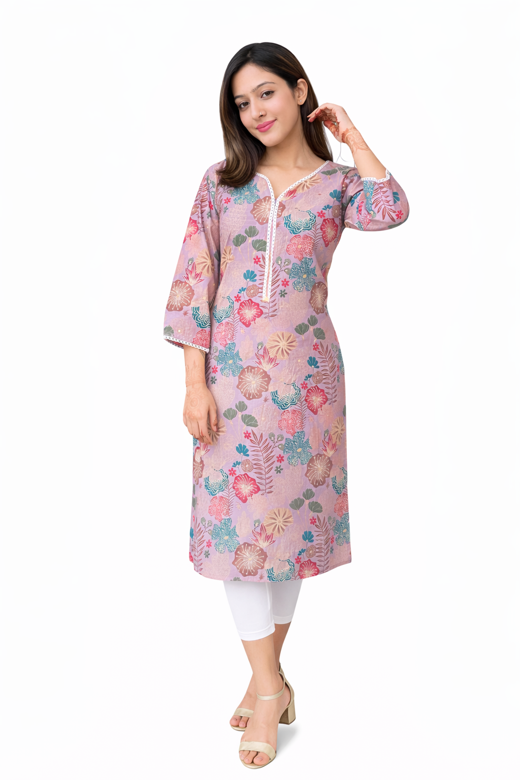 Lavender Premium Kurta - Image 5
