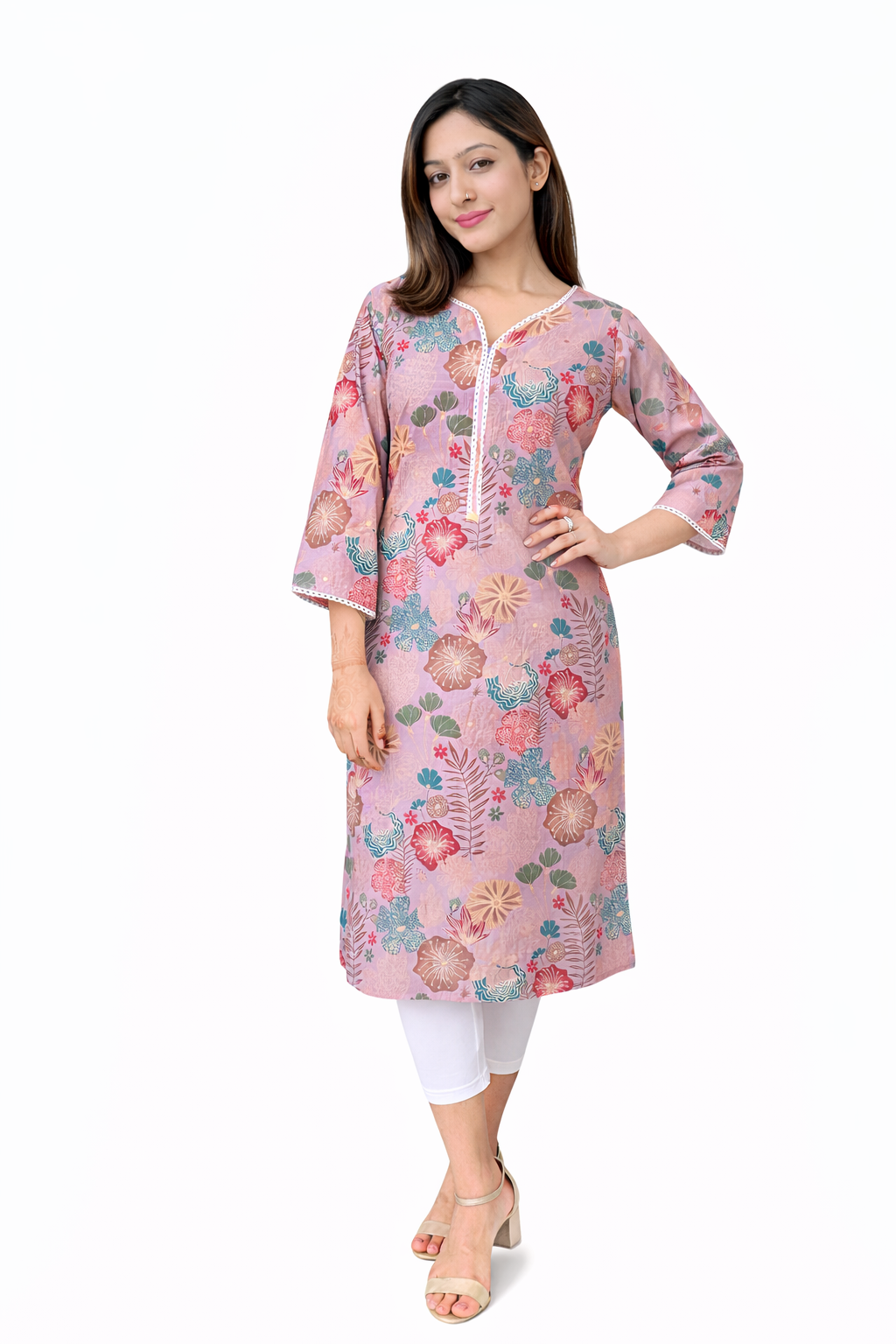 Lavender Premium Kurta - Image 4