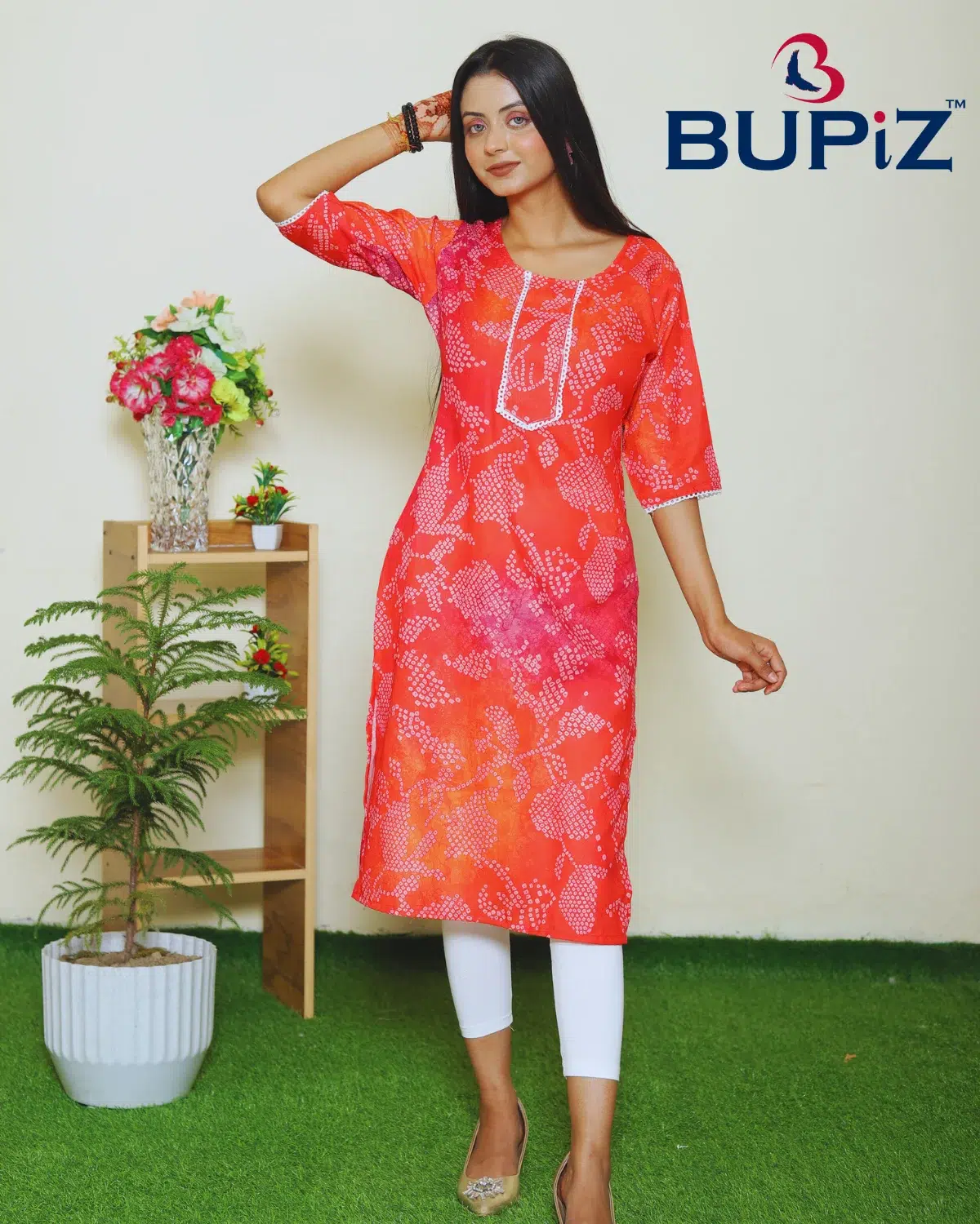 Rayon Blend Straight Solid Kurta Multicolor - Image 2
