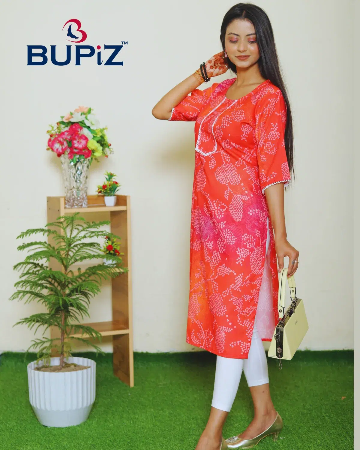 Rayon Blend Straight Solid Kurta Multicolor - Image 3
