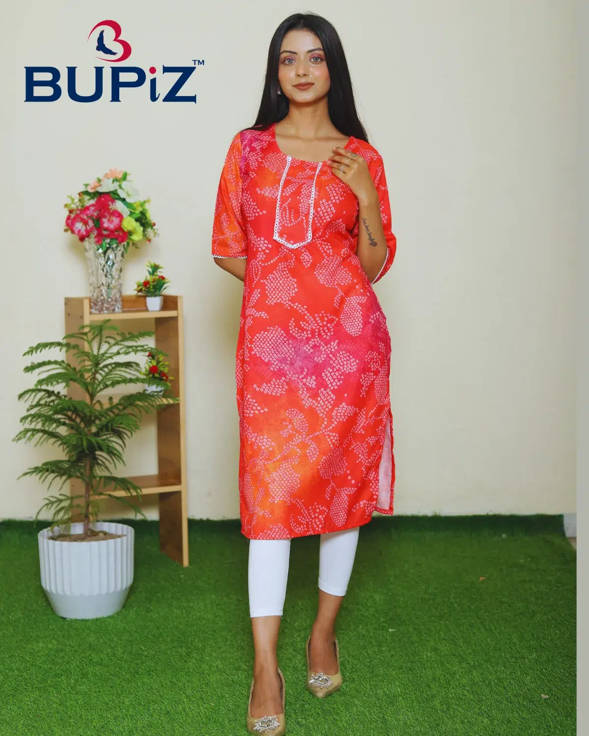 Rayon Blend Straight Solid Kurta Multicolor - Image 4