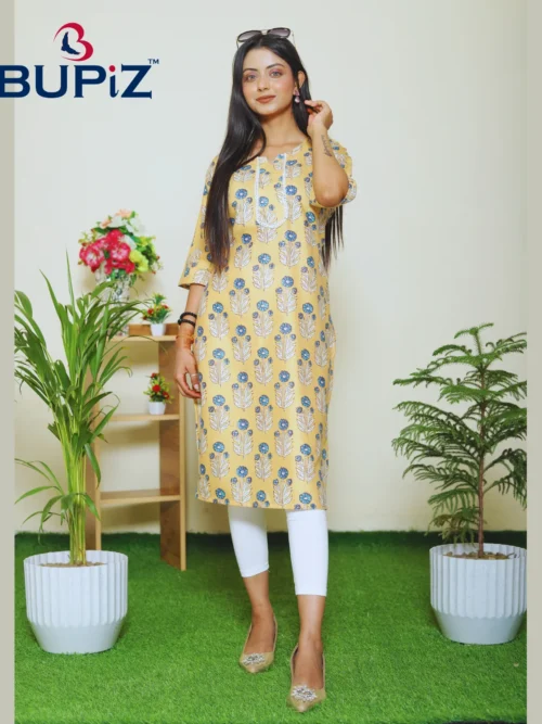 Rayon Blend Straight Solid Kurta