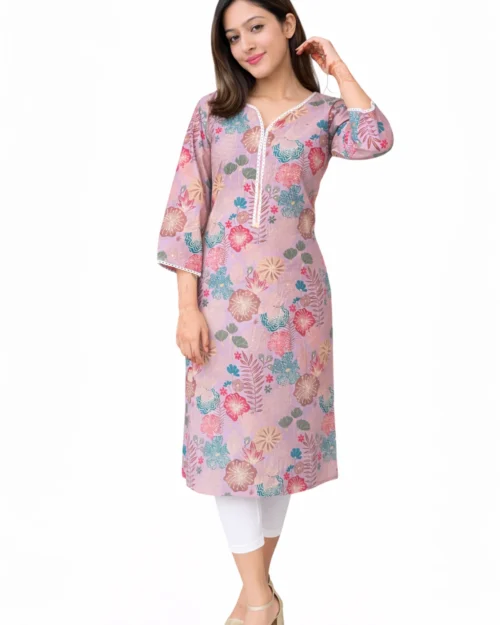 Lavender Premium Kurta
