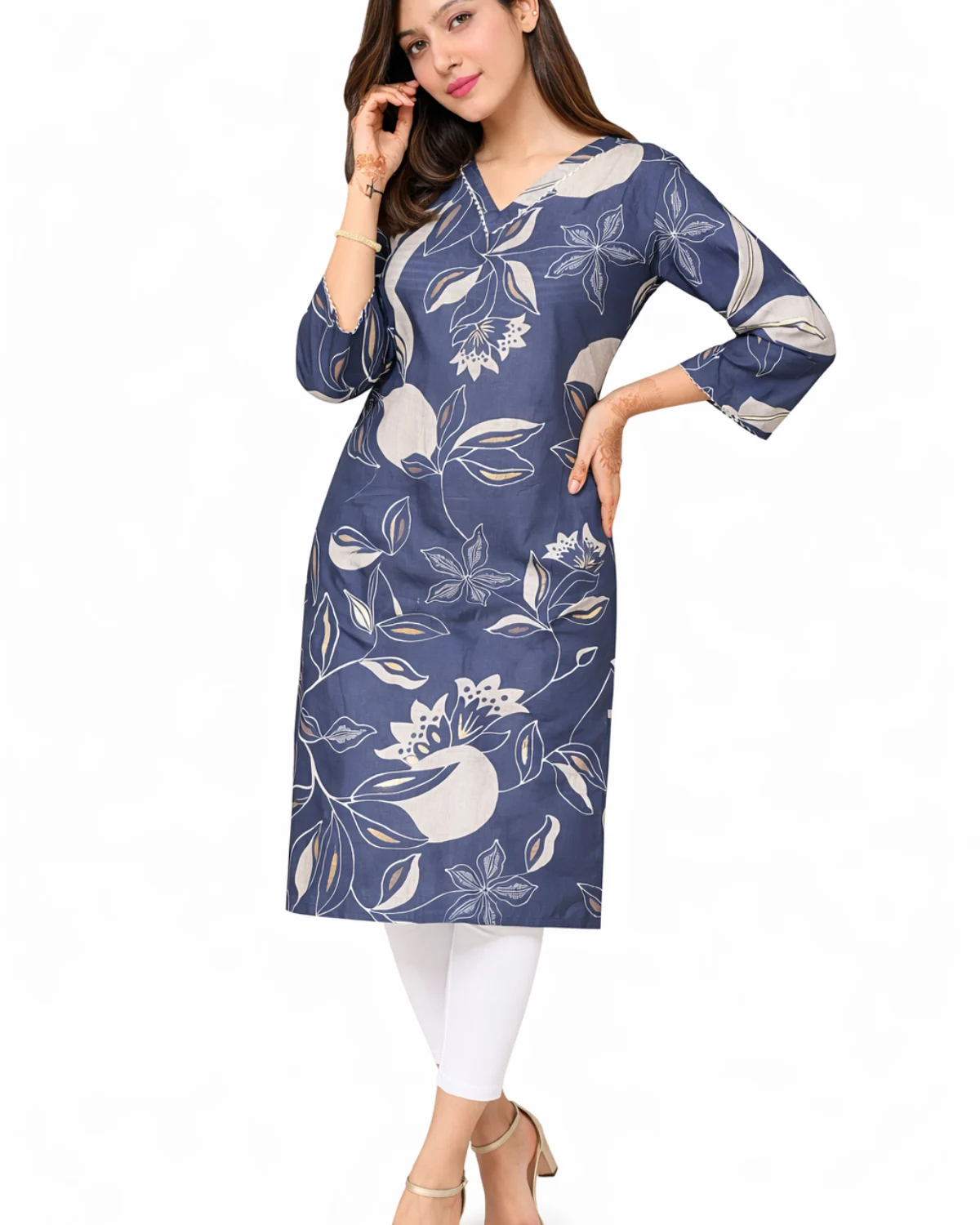 Chanderi Premium Kurti - Image 3